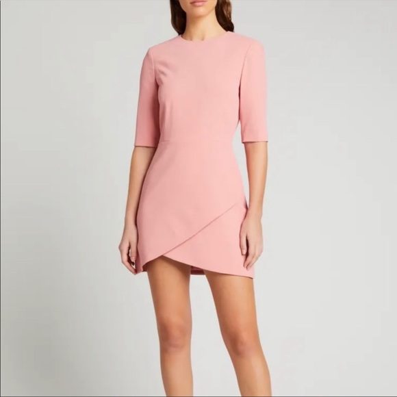 NWT Alice and Olivia Calista Rose Dress Double Layer 8 - Picture 1 of 10